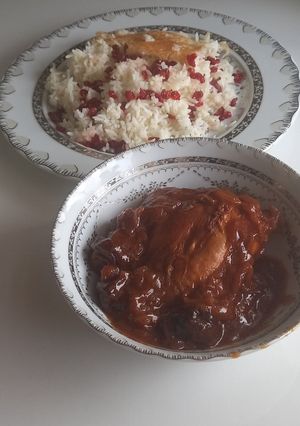 عکسی از دستور مرغ ترش