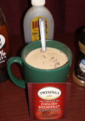 A picture of Microwavable Milk Tea Drink.