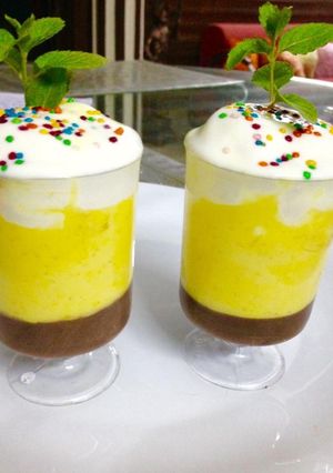 A picture of Three layer mousse.