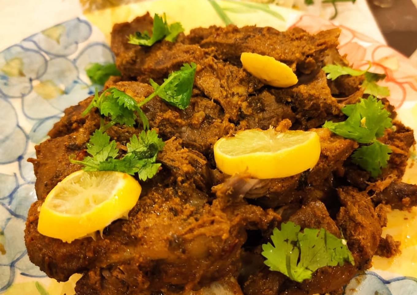 Mutton leg roast
