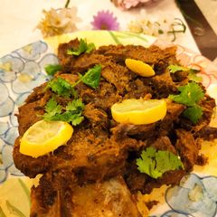 A picture of Mutton leg roast.