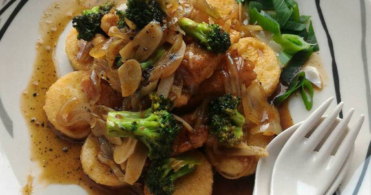 Resep Fried Tofu & Fillet Tilapia With Oyster Sauce oleh Tri Ayu Y