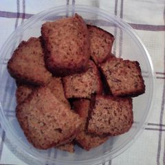 A picture of Home made carrot cake.