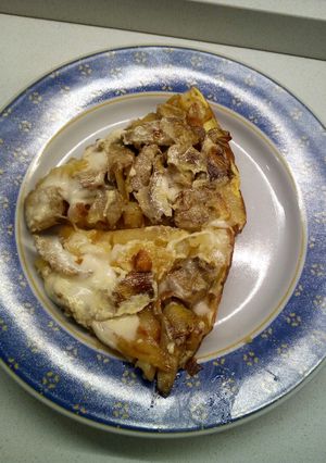 Foto di Frittata di Carciofi e Patate fritte con un cuor filante 🎅🎄