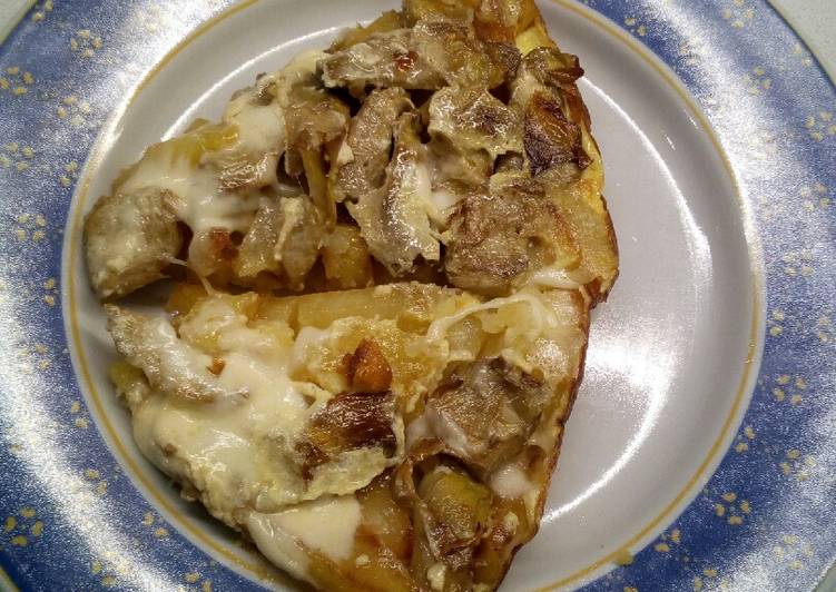 Frittata di Carciofi e Patate fritte con un cuor filante 🎅🎄