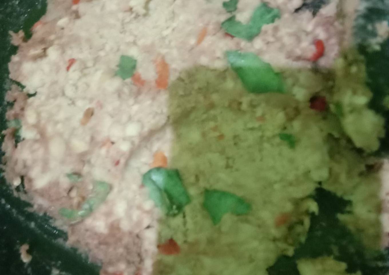 Tempe penyet Sambal kemiri