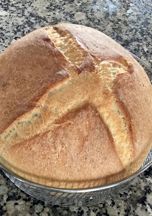 Una foto de Pan hecho en olla