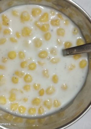 A picture of Boondi Raita.
