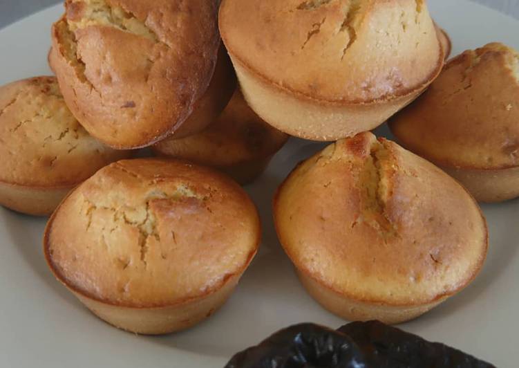 La façon simple de faire des recettes Muffins aux pruneaux Délicieux garanti