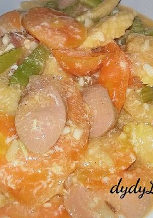 Foto resep Capcay Goreng Siram Telur