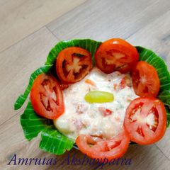 A picture of Supercool Macaroni Raita.