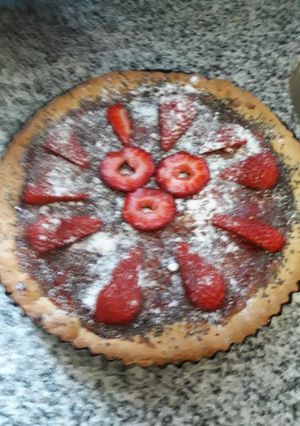 Una foto de Tarta de frutillas