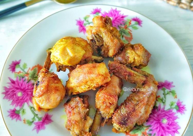 Resep Ayam Goreng Marinasi, Enak Banget