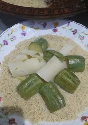 صورة لوصفة كسكس القمح بالحليب ممممم