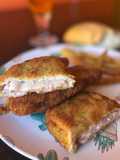 Libritos rellenos de jamón york y queso 😋