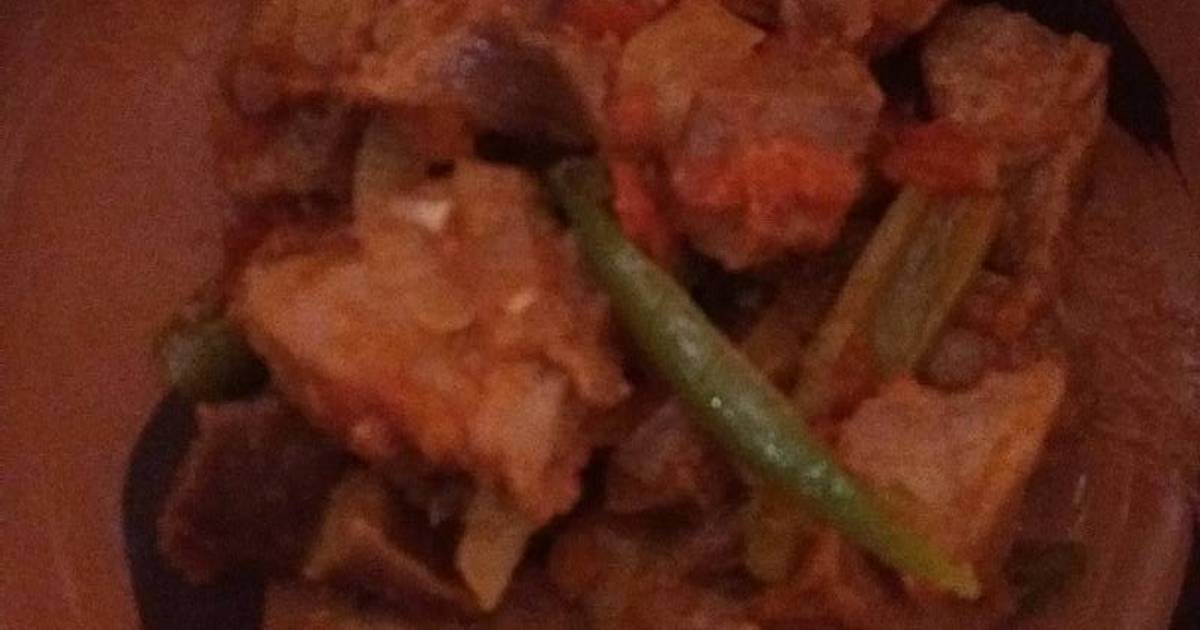 Carne a la Mexicana (Estilo Ranchero) Cerdo Receta de Leah Rodríguez -  Cookpad
