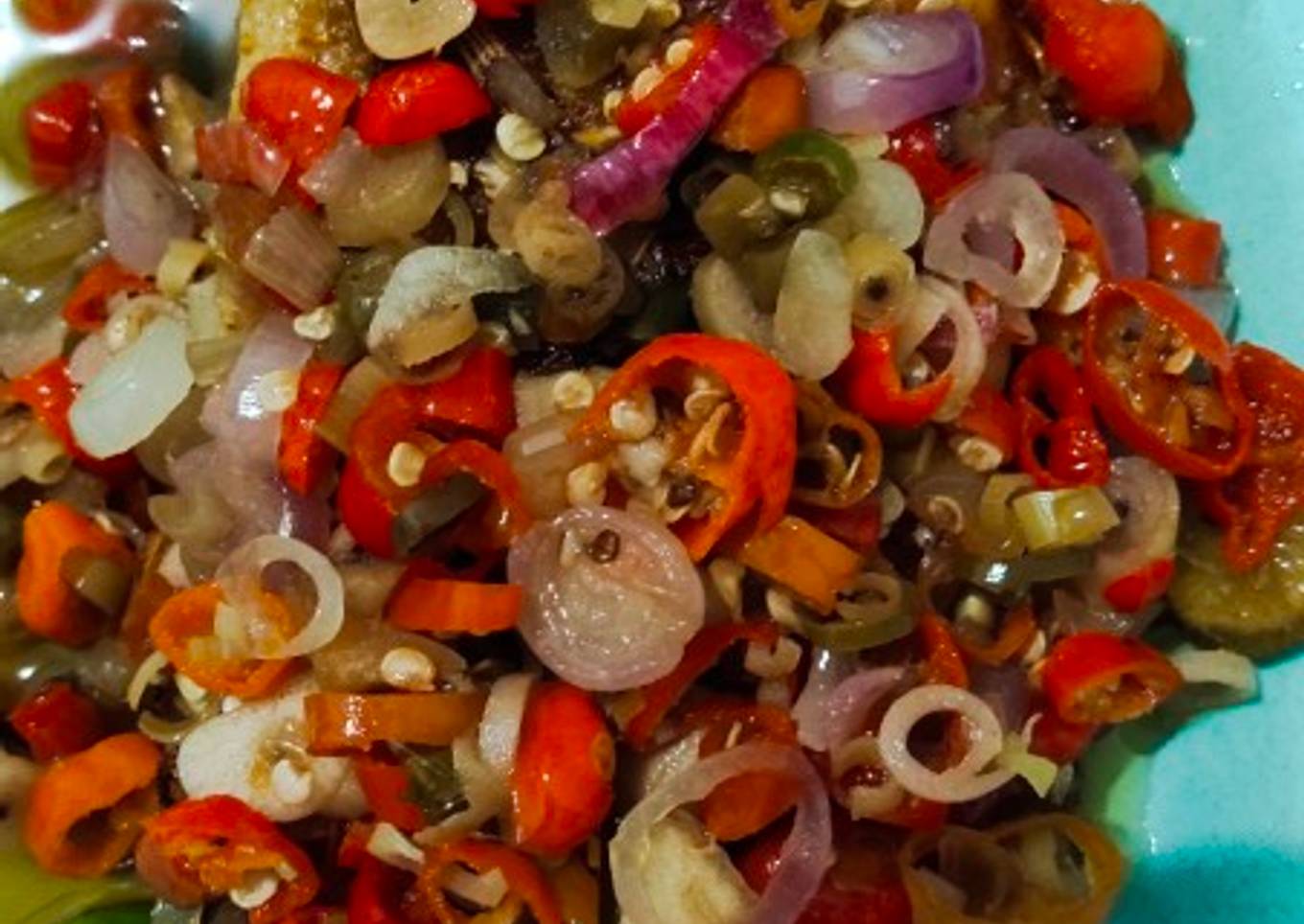 ikan nila matah sederhana