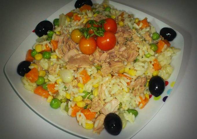 Recette Délicieuse Salade de riz 🍴