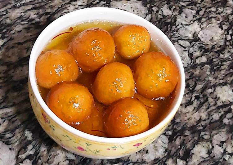 Milk powder gulab jamun😋