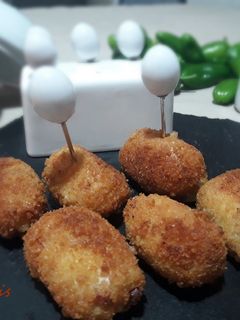 Una foto de Croquetas de jamón serrano