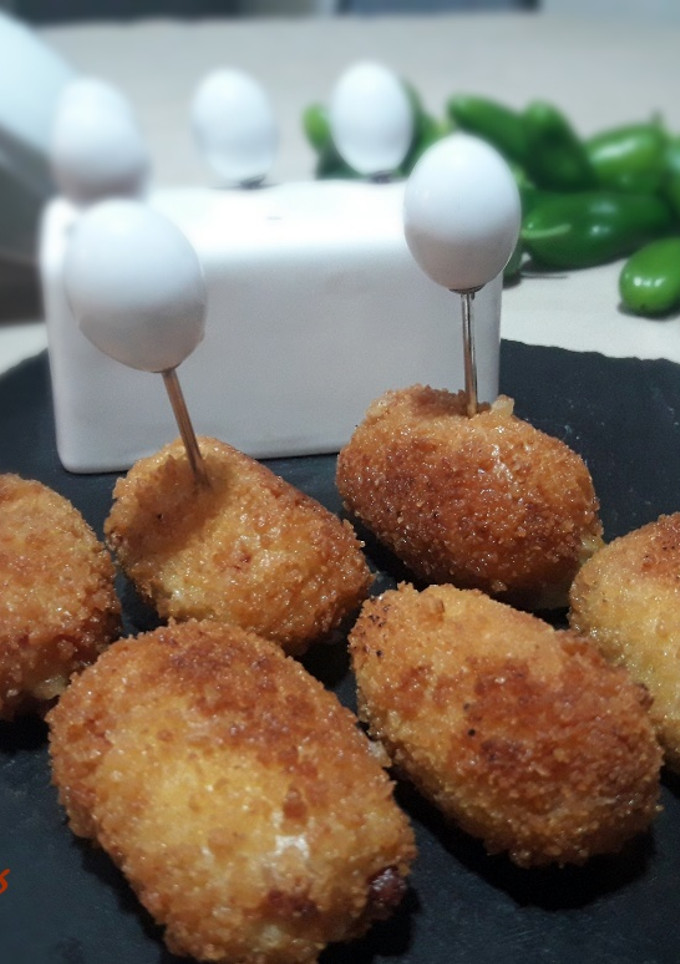 Una foto de Croquetas de jamón serrano