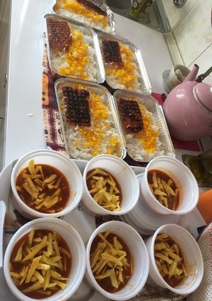 عکسی از دستور قيمه نذری