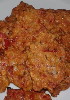 Una foto de Torrejas de tomate