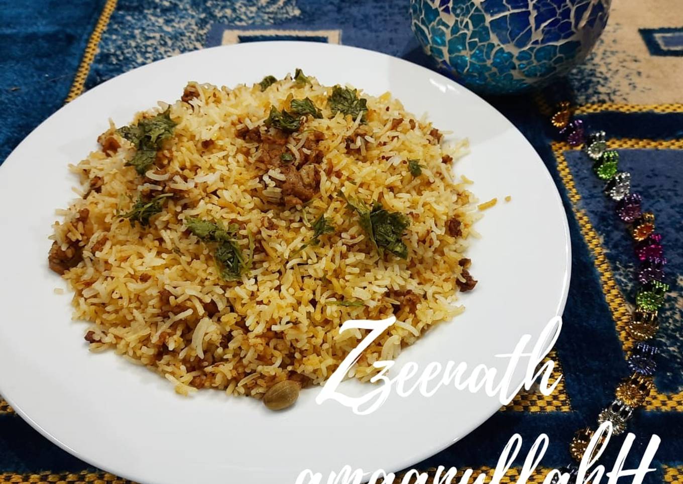 Hyderabadi Kheema Dum Biryani