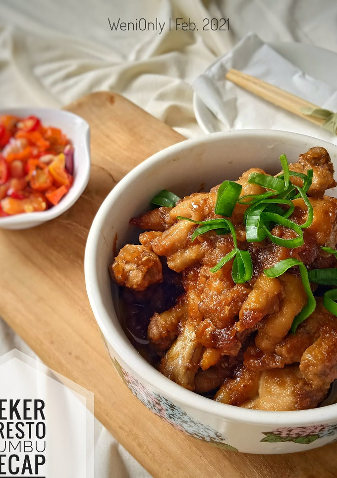 Foto resep Ceker Presto Bumbu Kecap