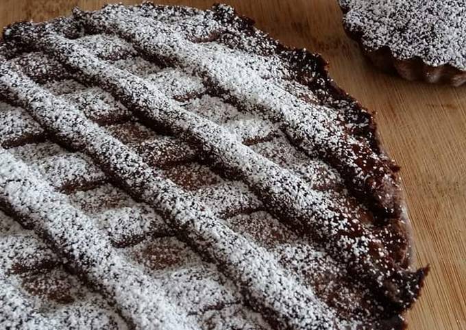 Crostata e boconotti con frolla al cacao