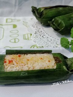 Foto resep Nasi bakar Ayam Jamur