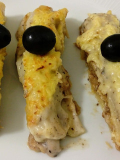 Una foto de Canelones rellenos de foie con bechamel trufada y parmesano