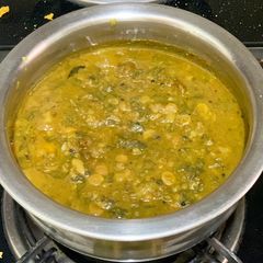 Palak dal bhaji A picture of Palak dal bhaji.