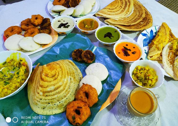 The BEST of South Indian Healthy breakfast combo