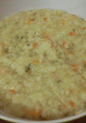 Foto resep Bubur Tim Wortel Praktis