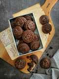 Fudgy Vegan Chocolate Brownie Cookies