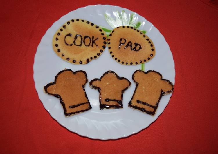 Simple Way to Make Perfect Cookpad Logo Pancakes