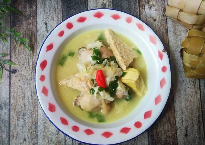 Cara Gampang Membuat Sayur Kelem (Kuah santan bumbu godog) yang Enak