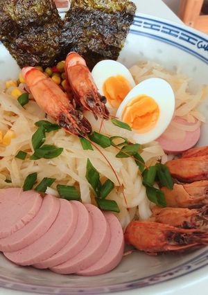 Hình của món Mỳ udon tôm🍜🍥.