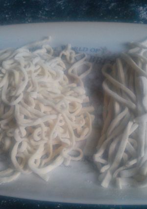 Foto resep Cara mudah bikin mie tanpa mesin mie