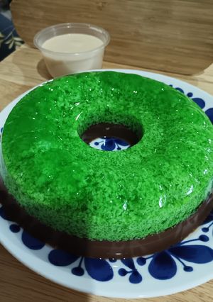 Foto resep Pudding Lumut With Fla
