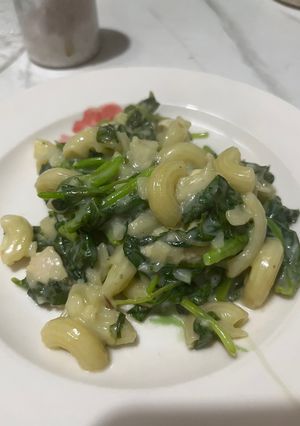 Foto resep Pasta Makaroni Ayam dan Bayam