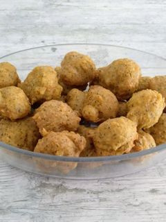 Una foto de Buñuelos de bacalao