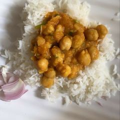 Chole chawal A picture of Chole chawal.