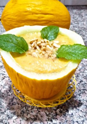 Une photo de Gaspacho melon et néfle 🇪🇦