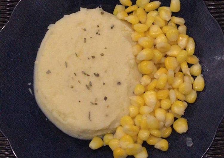 Resep Mashed Potato (resep sehat, pengganti nasi) | kentang beku Super Lezat
