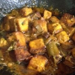 A picture of Masala paneer.