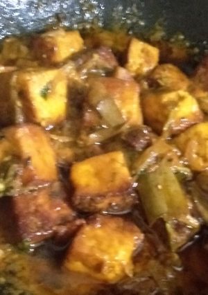 A picture of Masala paneer.