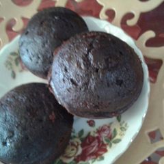 Chocolate muffins A picture of Chocolate muffins.
