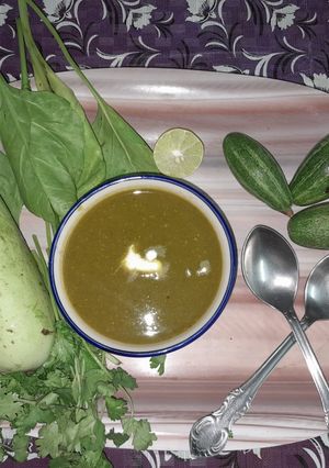 વેજ ગ્રીન સૂપ (Veg Green Soup Recipe In Gujarati) રેસીપી મુખ્ય ફોટો